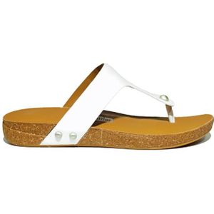 FitFlop iqushion leather toe Teenslippers