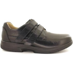 Stuppy - Klittenbandschoenen - Zwart - Leer