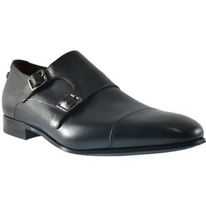 Floris Van Bommel - SFM-30015 Gespschoenen - Zwart - Kalfsleer