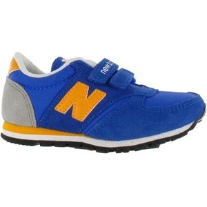 New Balance KE420 blau/oran Klittenbandschoenen