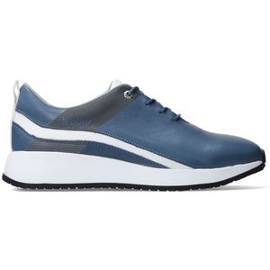 Wolky - 02276 - Veterschoenen - Blauw - Leer