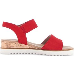 Gabor - Sandalen - Rood - Suède