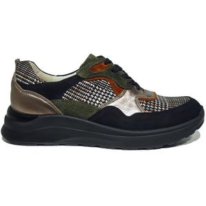 Waldläufer - 760002 - Sneakers - Schwarz Walnuss Cognac