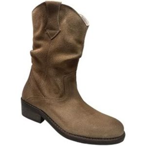 Giga - G4356 Enkellaarzen - Taupe - Kunstleer