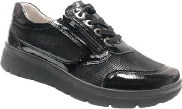 Stuppy - 7020 Veterboots - Zwart - Wijdte H