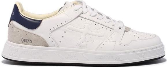 Premiata - QUINN - Leren Sportschoenen - Zwart - Plat - Veters - Casual