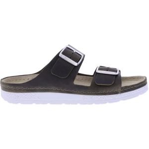 Berkemann - 01914 Slippers - Oliv - Fettleder