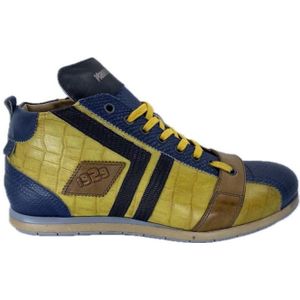 Kamo-Gutsu - Tifo 130 - Veterschoenen - Blu-lemon-taupe