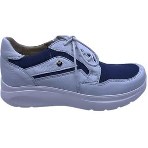 Wolky - 06400 Impact - Sneakers - Blauw - Leer Combi