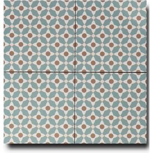 Vloertegel 20x20 cm Davie groen taupe C270