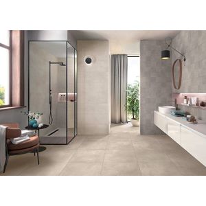 Vloertegel 90&#215;90 cm Betonlook Civic Navigli Taupe PS28 (restpartij nog 14,58 m2 op voorraad)