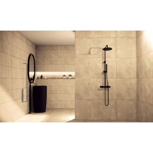 Vloertegel 60x60 cm Betonlook Merci taupe R24