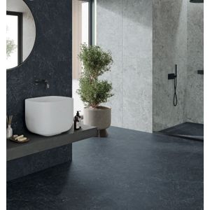 Vloertegel 60x60 cm marmerlook Charme zwart N74