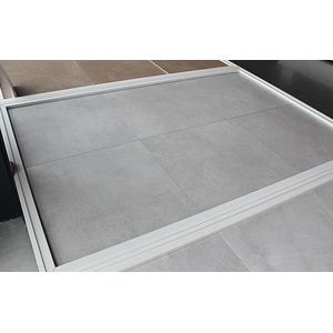 Vloertegel 60x60 Cm Betonlook Bonn Wit Grijs RBT115 (restpartij Nog 1,08 M2 Op Voorraad)