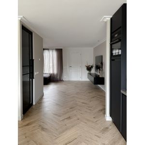 Houtlook Tegel Visgraat 15x60 Cm Franse Eiken Beige DC4