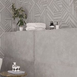 Vloertegel 60x60 Cm Betonlook Sahara Licht Grijs R115