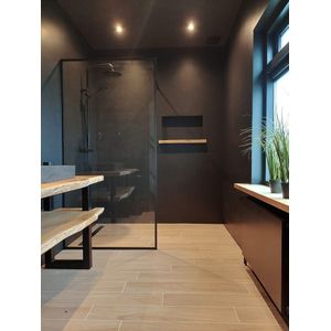Houtlook Tegel Visgraat 15x90 Cm Kerota Beige N6