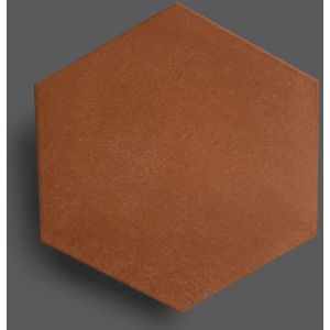 Hexagon vloertegel 23x26 cm Rood A312