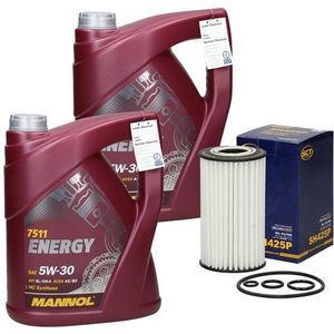 Ölwechselset mit Mannol Energy API SN/CH-4 5W-30 10L Chrysler Crossfire Mercedes-Benz C-Klasse (W202)