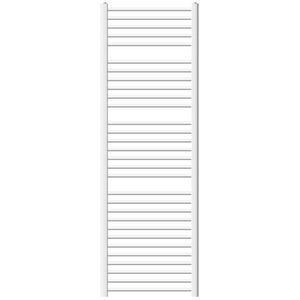 Badheizkörper Sahara 600x1800 mm weiß gebogen mit Seitenanschluss