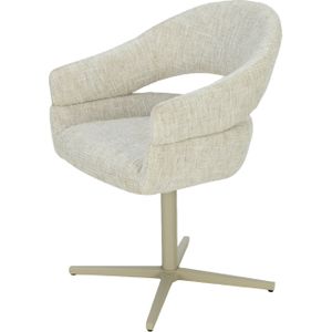 Clover Draaistoel - Beige - Chenille
