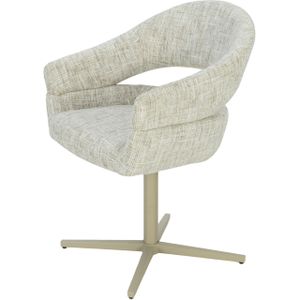 Clover Draaistoel - Zand - Chenille