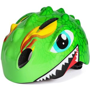 Fietshelm Kind Lichtgroen - Kinderhelm Dino XS 46/51cm