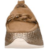 Tamaris - Loafer - Bruin - Suède en Textiel