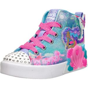 Skechers - Twinkle Toes - Unisex Schoenen - Blauw - Plastic