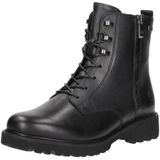 Remonte - Veterboots - Zwart - Dames - Leren Schoen