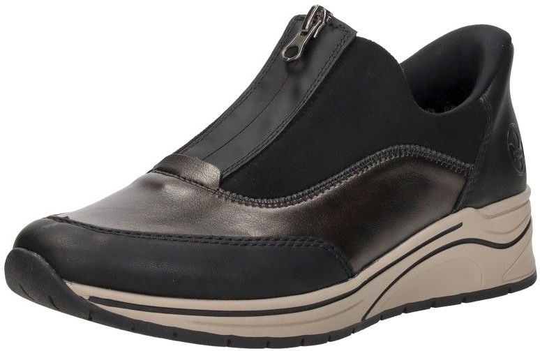 Rieker - N9553 - Instappers - Zwart