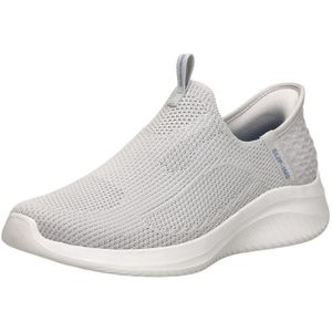 Skechers - Slip-ins Sneakers - Lichtgrijs - Veganistisch - Flexibele Buitenzool