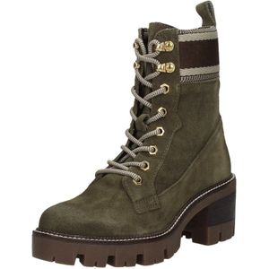 Tamaris Veterschoenen Hak Groen veterboots 48 bij