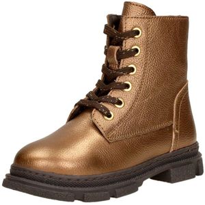 Keq - Veterschoen Hoog - Brons - Casual Schoenen