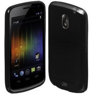 Samsung Galaxy Nexus siliconen (gel) achterkant hoesje - Zwart