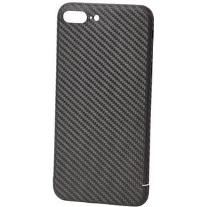 Nevox Originele Carbon Back Cover Hoesje voor de Apple iPhone 8 Plus - Zwart