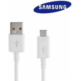 Samsung Micro USB 2.0 Originele data + oplaadkabel 1,5 meter - Wit