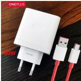 OnePlus 80W Originele Supervooc Oplader Adapter met 1 meter USB Type-C Warp kabel