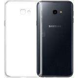 Samsung Galaxy J4 Plus 2018 siliconen (gel) achterkant hoesje - Transparant