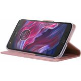 Bookcase Motorola Moto X4 hoesje - Rosé Goud