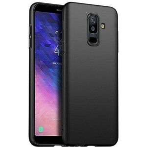Samsung Galaxy A6 Plus 2018 siliconen (gel) achterkant hoesje - Zwart