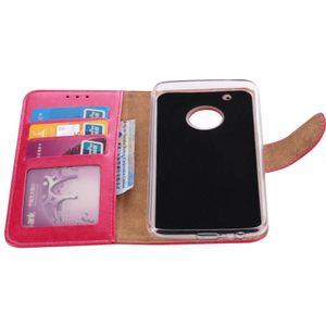 Bookcase Motorola Moto G5 Plus hoesje - Roze