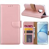 Bookcase Samsung Galaxy A8 2018 hoesje - Rosé Goud