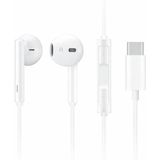 Huawei CM33 Originele Hi-Res Stereo in ear Headset / Oordopjes Type-C - Wit