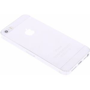 Apple iPhone 5 / 5S en SE siliconen achterkant hoesje - Transparant