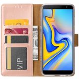 Bookcase Samsung Galaxy J6 Plus 2018 hoesje - Rosé Goud