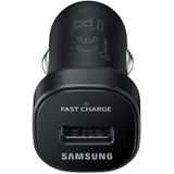 Samsung Originele Adaptive Fast Charging Mini Autolader met 120cm Type-C kabel - Zwart