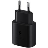 Samsung Galaxy Originele Adaptive Super Fast Charging Adapter USB-C / Type-C - Zwart