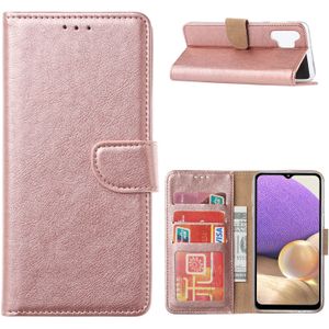 Bookcase Samsung Galaxy A32 hoesje - Rosé Goud