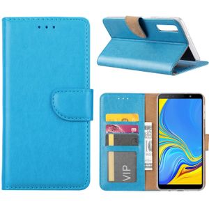 Bookcase Samsung Galaxy A7 2018 hoesje - Blauw